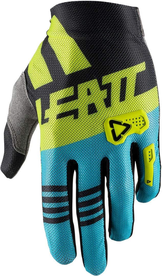 Leatt Moto GPX 2.5 X-Flow Handschuhe, Unisex, für Erwachsene, Schwarz/Limette, L