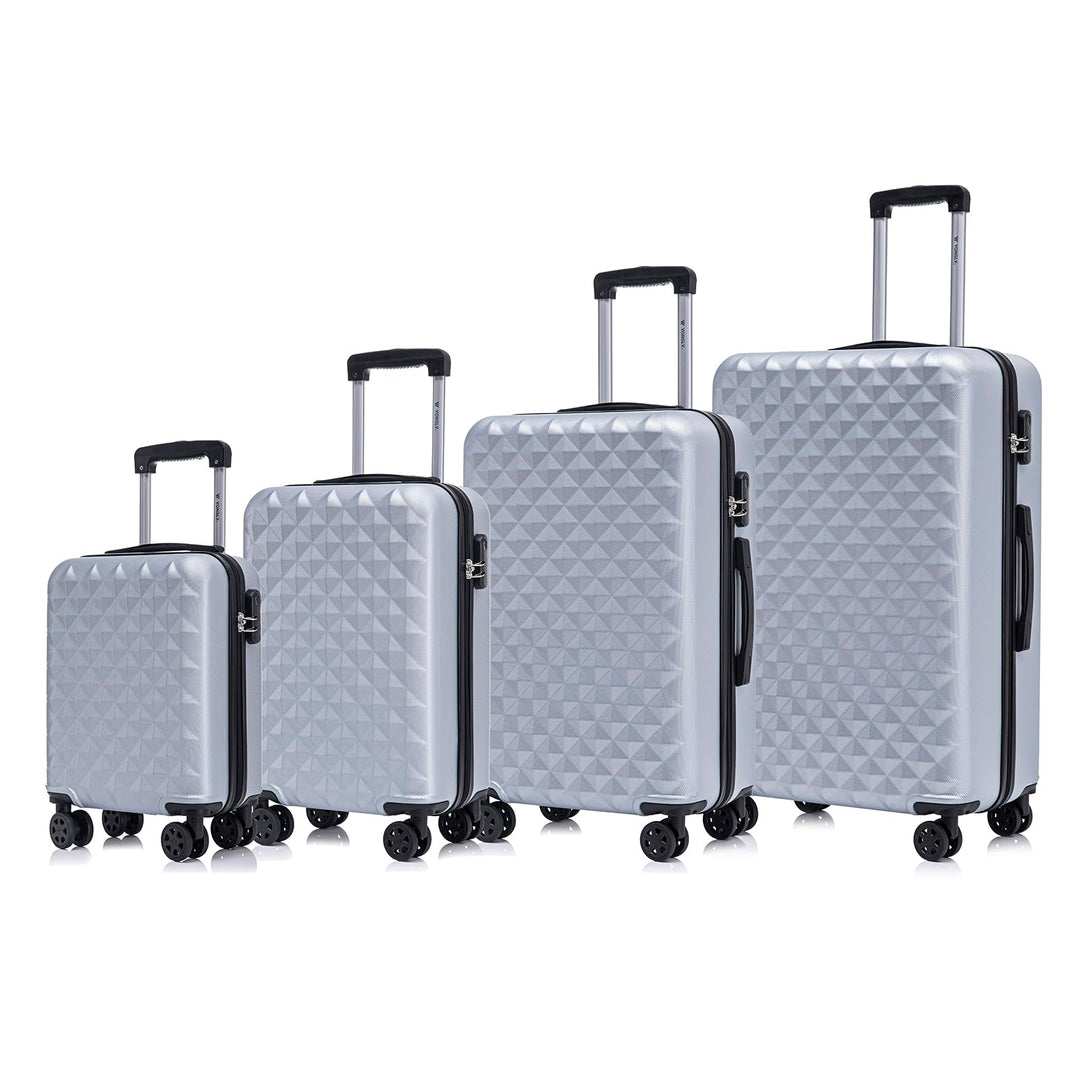 Koffer Suitcase Set, Trolley Reisekoffer, Rollkoffer Handgepäck, Kofferset, Gepäckset mit 360° Rolle