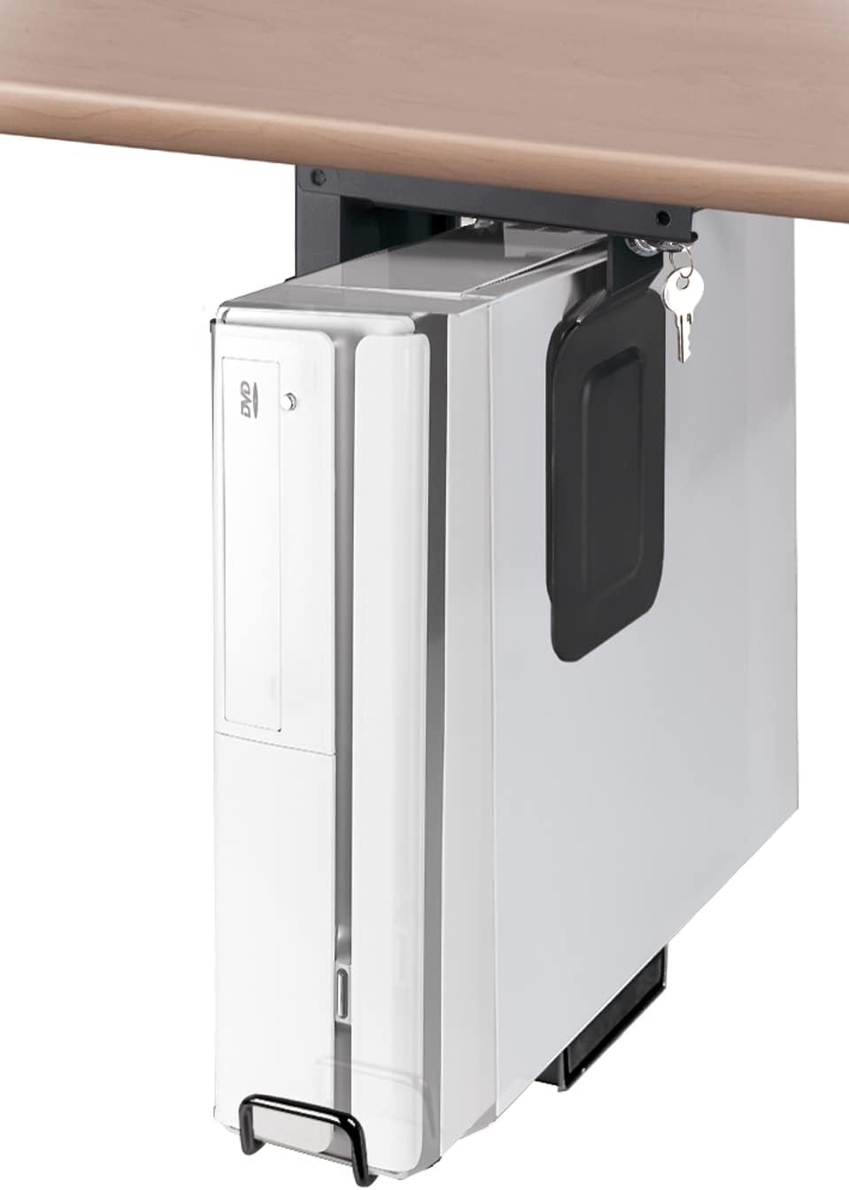 ROLINE Mini-PC-Halter, abschliessbar, schwarz, schwarz