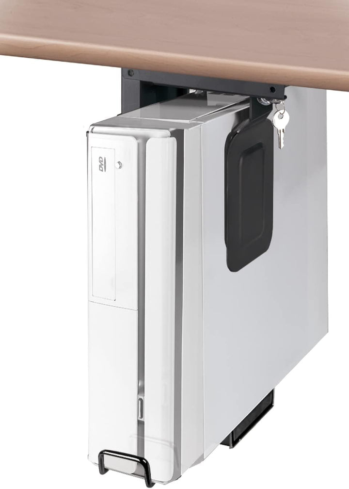 ROLINE Mini-PC-Halter, abschliessbar, schwarz, schwarz