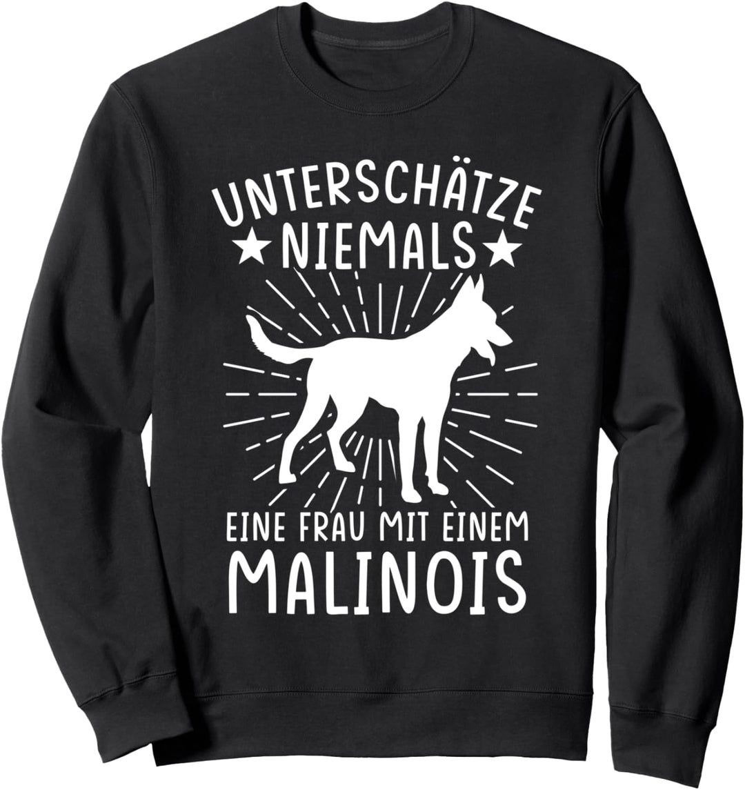 Malinois Hund Schäferhund Polizeihund Sweatshirt