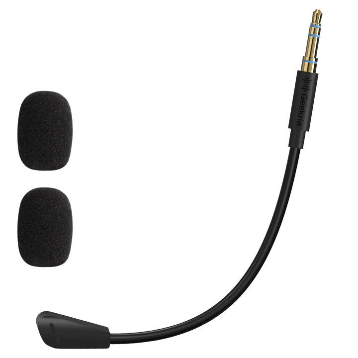 GEEKRIA QuickFit Headset Galgenmikrofon Ersatz 3,5 mm abnehmbares Spielmikrofon kompatibel mit Turtl