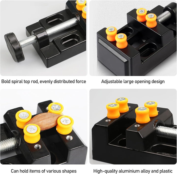 62 Pcs Handbohrer Set - Mini Bohrmaschine für Modellbau Werkzeug mit 48 Spiralbohrer Bits, 10 PCB-Mi