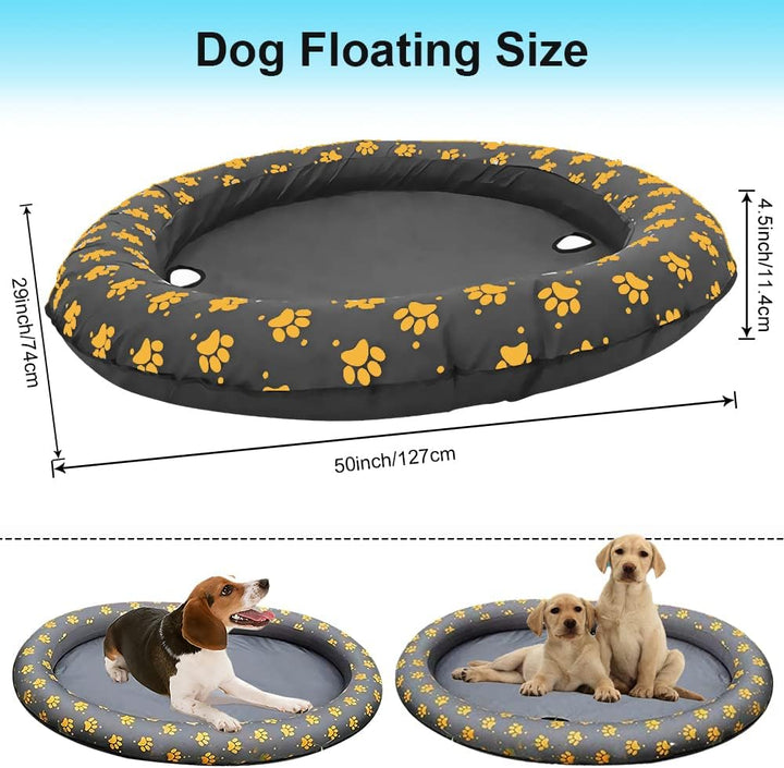 Ginkago Aufblasbar Schlauchboot Hunde Boot Haustier Luftmatratze Schwimmbad Strand Spielzeug Haustie