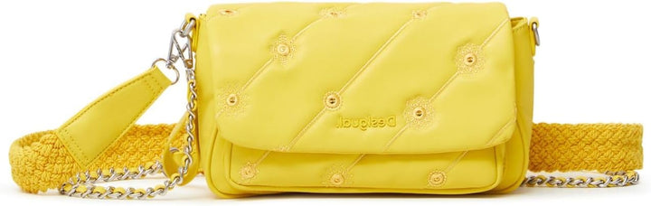 Desigual Womens BOLS_TROMSO OJO DE Tigre Across Body Bag, Yellow