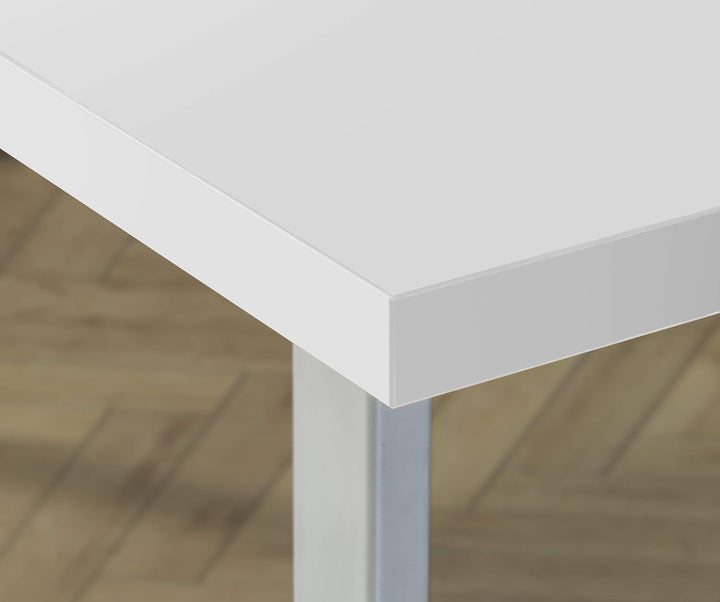 FORTE Tischsystem: Tischplatte aus Holzwerkstoff in Weiss matt, 160 x 3,8 x 90 cm Weiss Matt 160 x 9