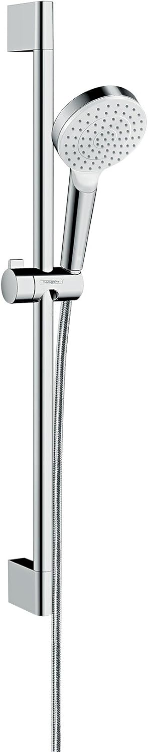 hansgrohe Crometta wassersparendes Duschset 0,65m, Weiss/Chrom Weiss/Chrom 0,65m Set 1 wassersparend