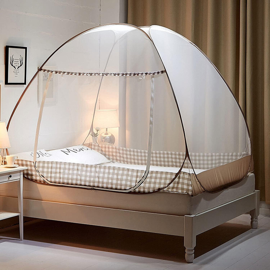 Moskitonetz Bett Pop Up, Faltbares Bett-Moskitonetz, Tragbares Reise-moskitonetz, Moskito-Campingzel