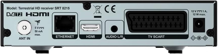 STRONG SRT8215 HD Receiver (DVB-T2, HEVC, H.265, Dolby® Digital Plus), schwarz