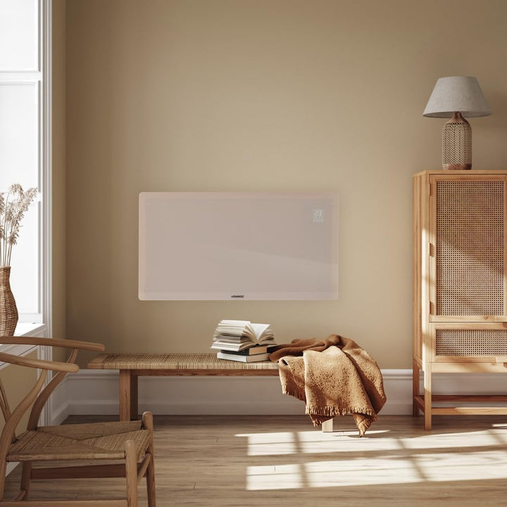 VONROC Elektroheizung energiesparend 2500W - Konvektor Heizung [30qm Räume] - Mobile Elektrische Hei