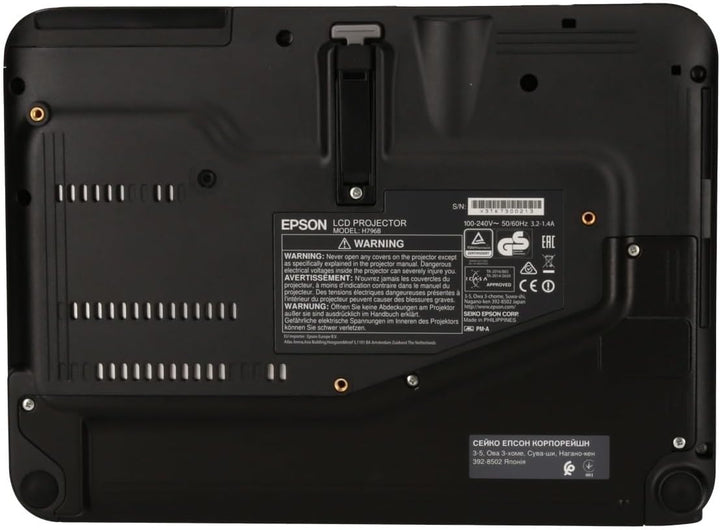 Epson EB-1795F Projektor, Schwarz, Weiss