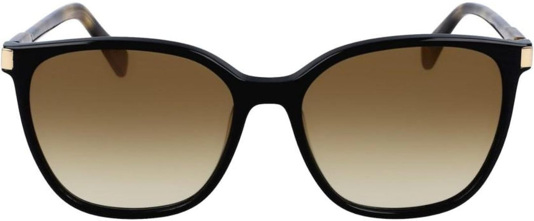 LONGCHAMP Damen LO612S Sonnenbrille, BLACK/HAVANA, 54
