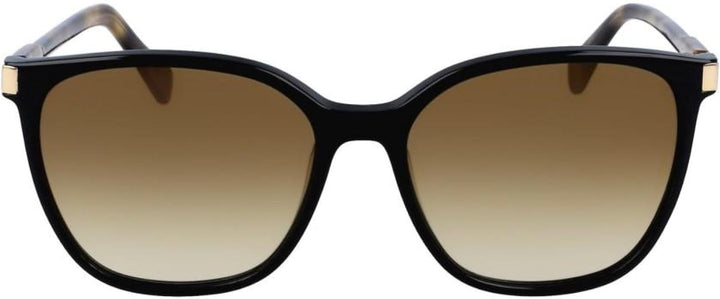 LONGCHAMP Damen LO612S Sonnenbrille, BLACK/HAVANA, 54