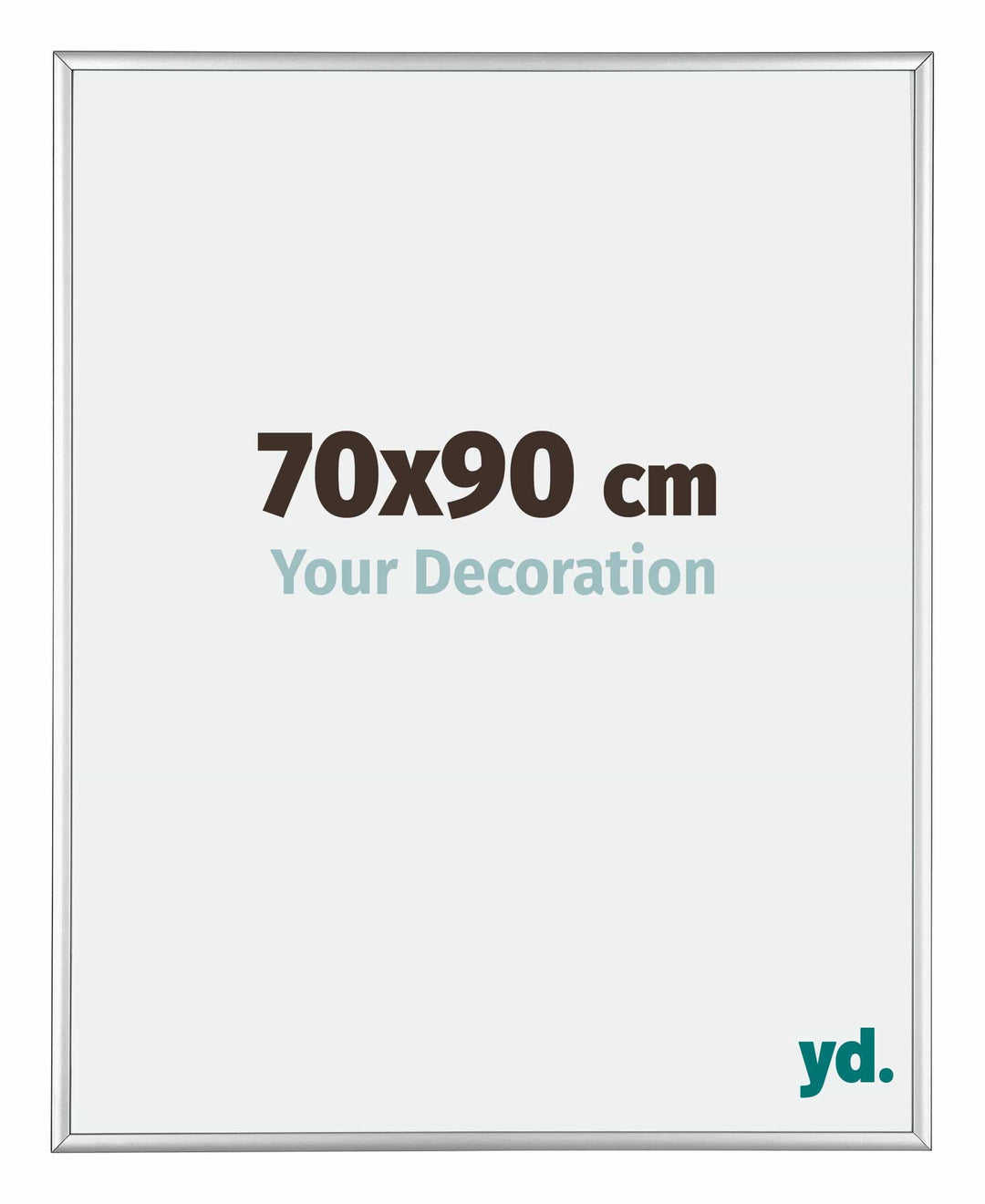 yd. Your Decoration - Bilderrahmen 70x90 cm - Bilderrahmen aus Aluminium mit Acrylglas - Antireflex