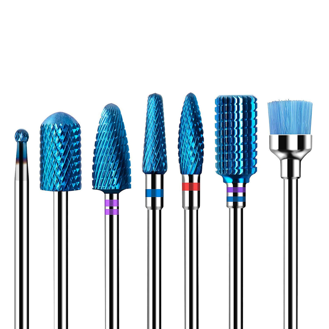 MelodySusie 7x Premium Wolframcarbid Hartmetall Bits Set Professioneller Schleifkörper Schleifkopf N