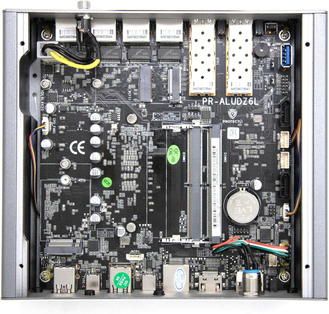 Protectli Vault Pro VP6650-6 Port, Micro Appliance/Mini PC - i5, 2X 10G SFP+ & 4X 2.5G Ports, DDR5 R