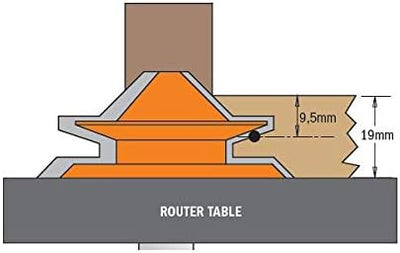 CMT Orange Tools 955.504.11 – Erdbeere Grapevine 45 Grad HM S 12 D 50,8 x 22,2, Grigio/Arancio