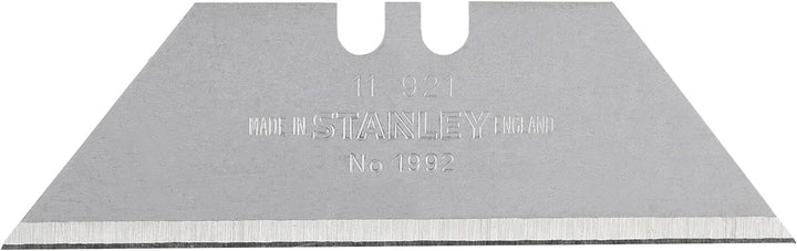 Stanley Trapezklingen 1992 (ohne Lochung, 62mm Klingenlänge, für allgemeine & schwere Schneidarbeite