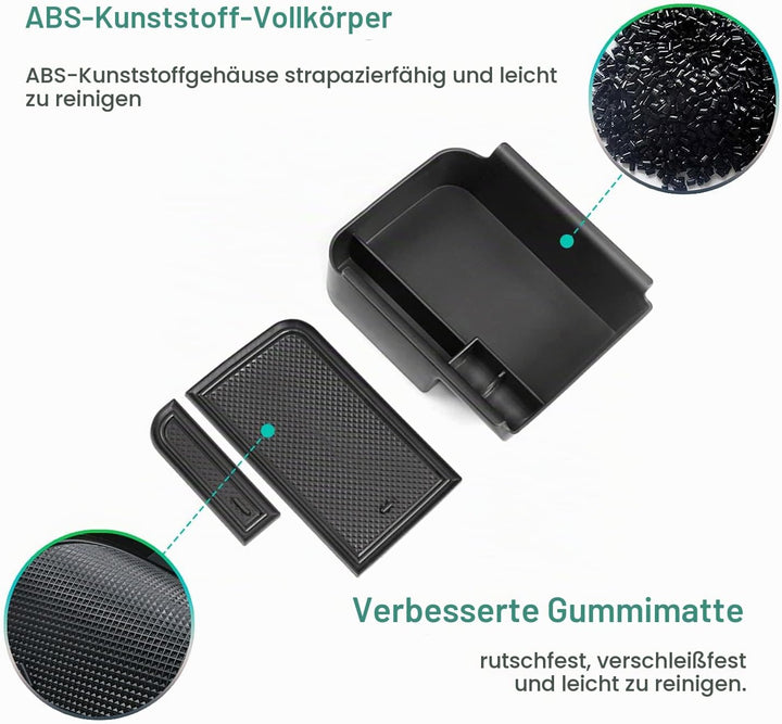 GAFAT Kompatibel mit VW Golf 8 8.5 MK8 GTI GTE GTD Alltrack R Variant 2020-2025 2026 Mittelkonsole A