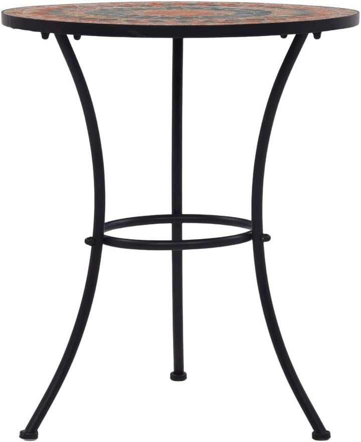 vidaXL Mosaik Bistrotisch Gartentisch Balkontisch Mosaiktisch Terrassentisch Tisch Beistelltisch Gar