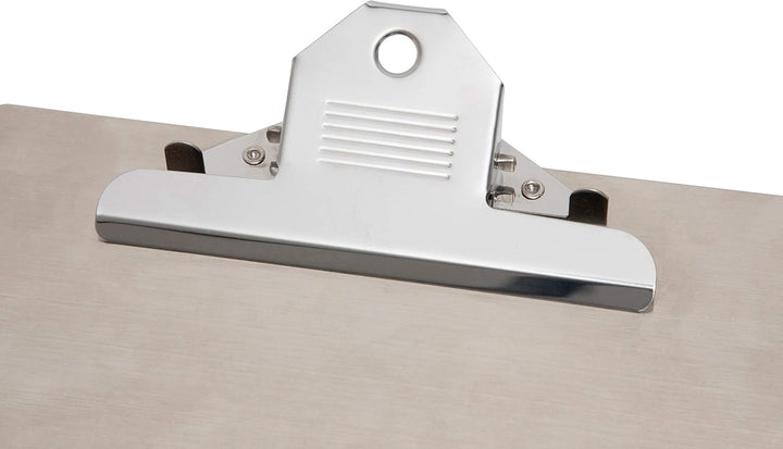 Maul Schreibplatte A4 MAULsteel Edelstahl, Hochformat, A4, Grösse 33 x 22, Klemmweite 2 cm, 2356495