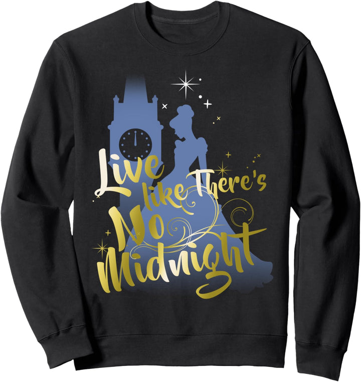 Disney Cinderella Live Like There's No Midnight Silhouette Sweatshirt