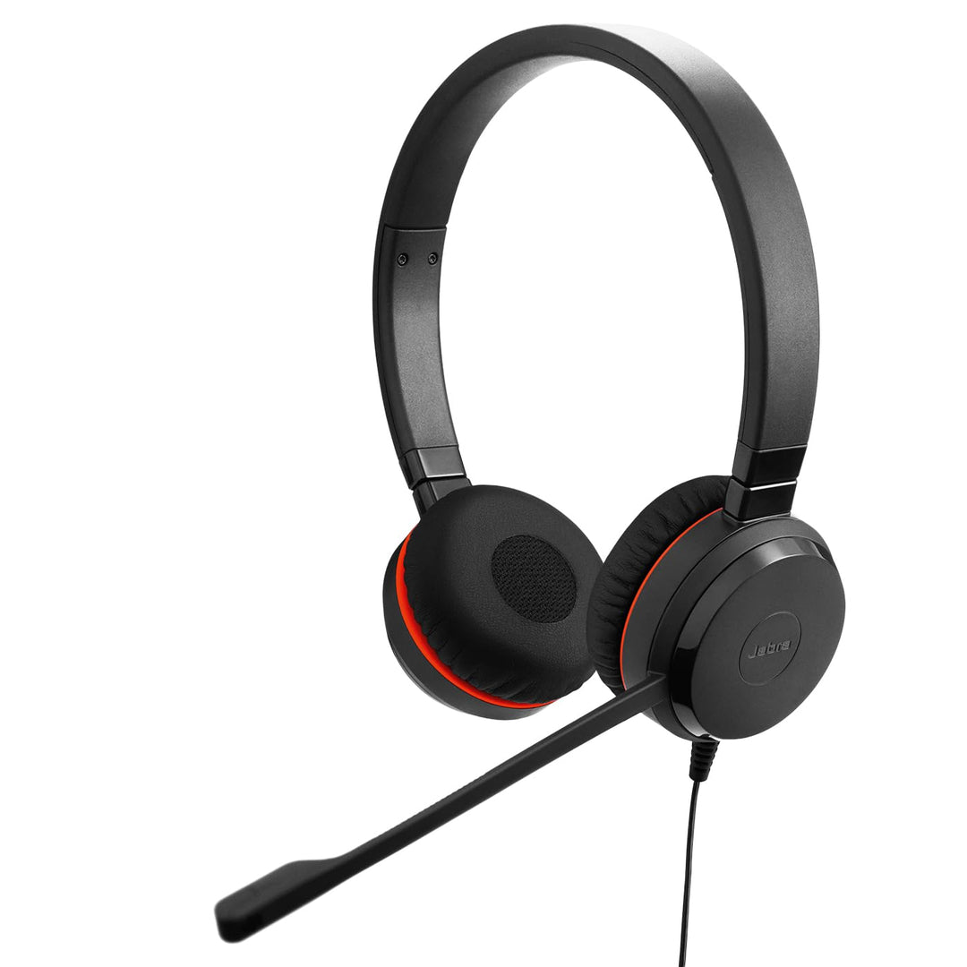 Jabra Evolve 30 II, Microsoft Teams zertifiziertes Stereo-Headset mit Anrufsteuerung, Mikrofon mit G