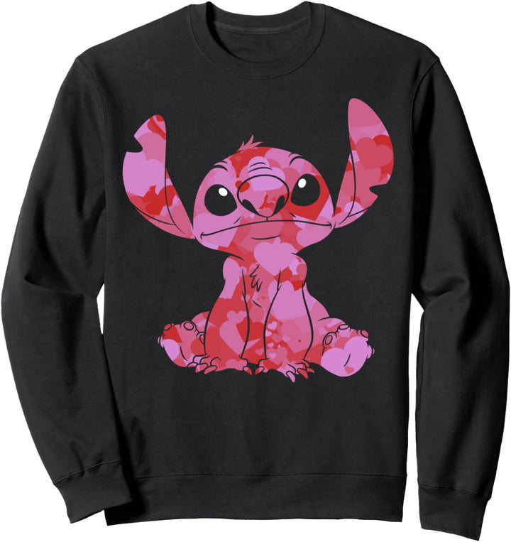 Disney Lilo & Stitch Valentinstag Stitch Heart Fill Sweatshirt