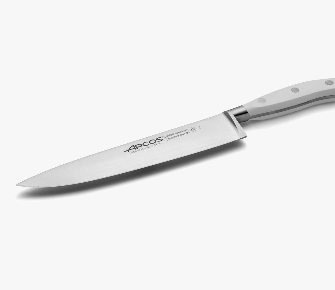 Arcos Serie Riviera Blanc - Kochmesser - Klinge aus Nitrum geschmiedetem Edelstahl 200 mm - HandGrif