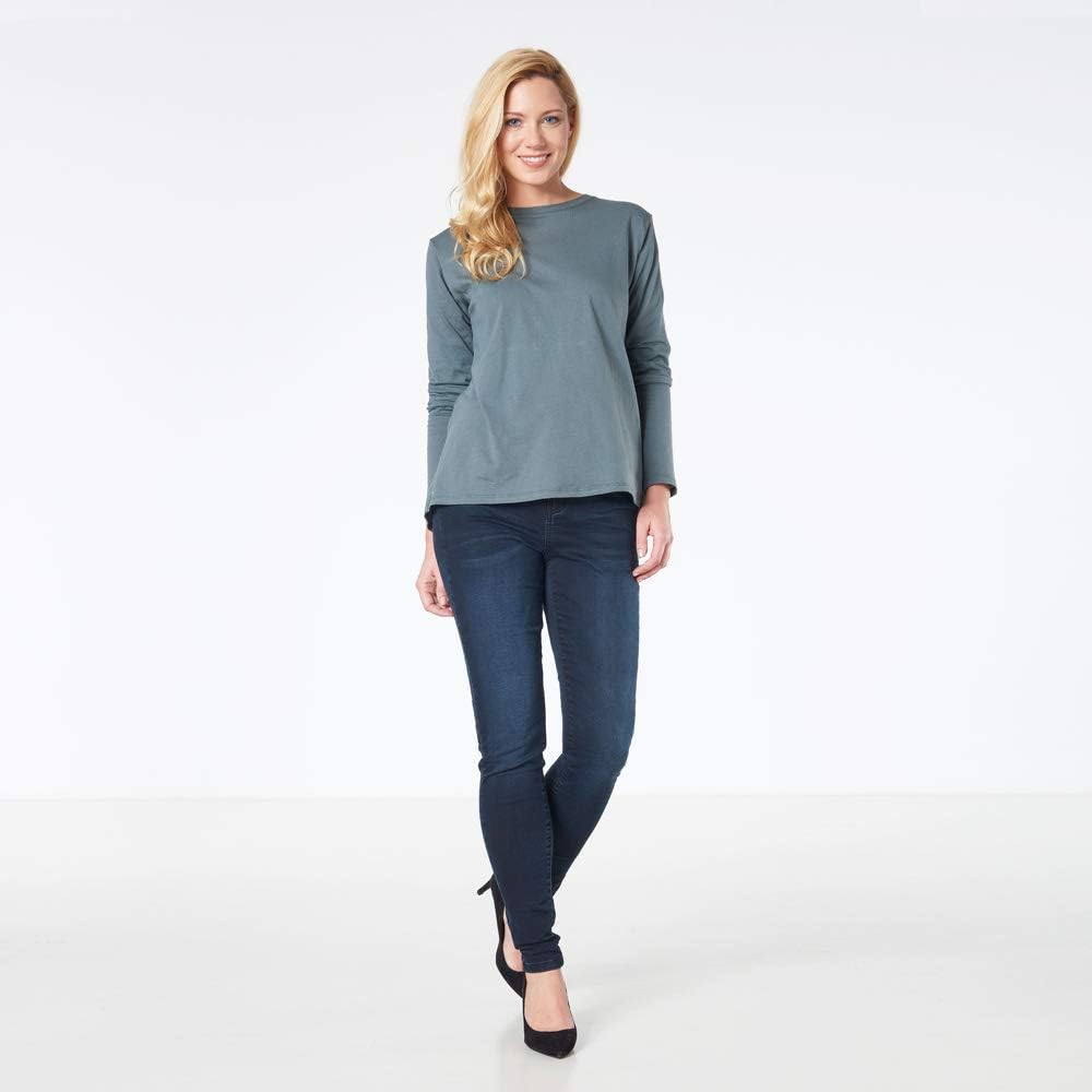 COLAC Damen Jeans Mira Slim Black Used Skinny Fit mit Stretch 203.05.02 38W / 32L Darkblue Used, 38W
