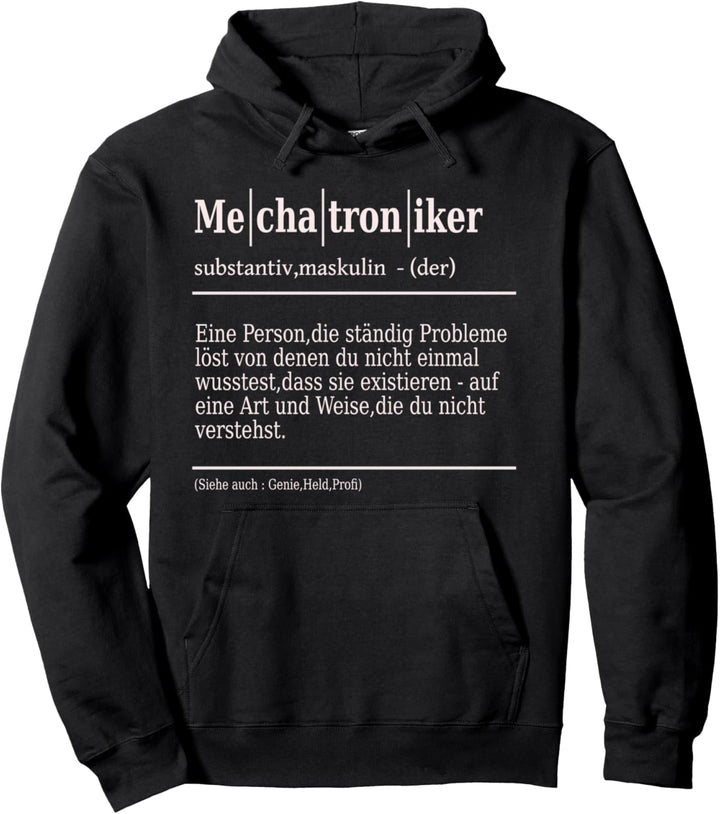 Kfz Mechatroniker Mechatronikerin Arbeits Pullover Hoodie