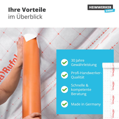Dampfbremse/Dampfsperre 1,5 m x 50 m rücktrocknend, universelle feuchteregulierend - für eine luftdi