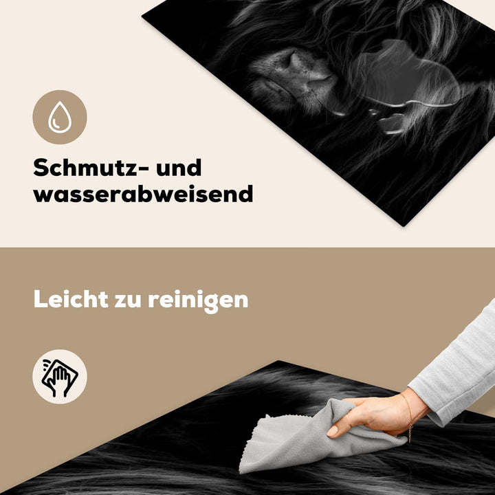 Herdabdeckplatte Einteilig Küche Herdabdeckung Induktionsfeld Ceranfeld Herdabdeckplatten Vinyl Matt