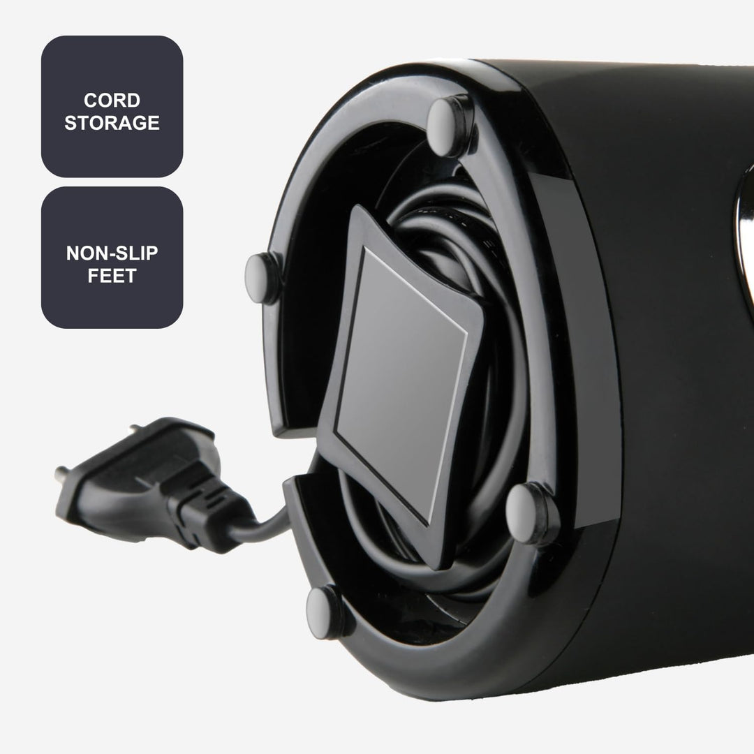 Black + Decker BXCG150E - Elektrische Mühle für Kaffee, Nüsse, Gewürze, Samen. Schnell, 150W, 50g, B