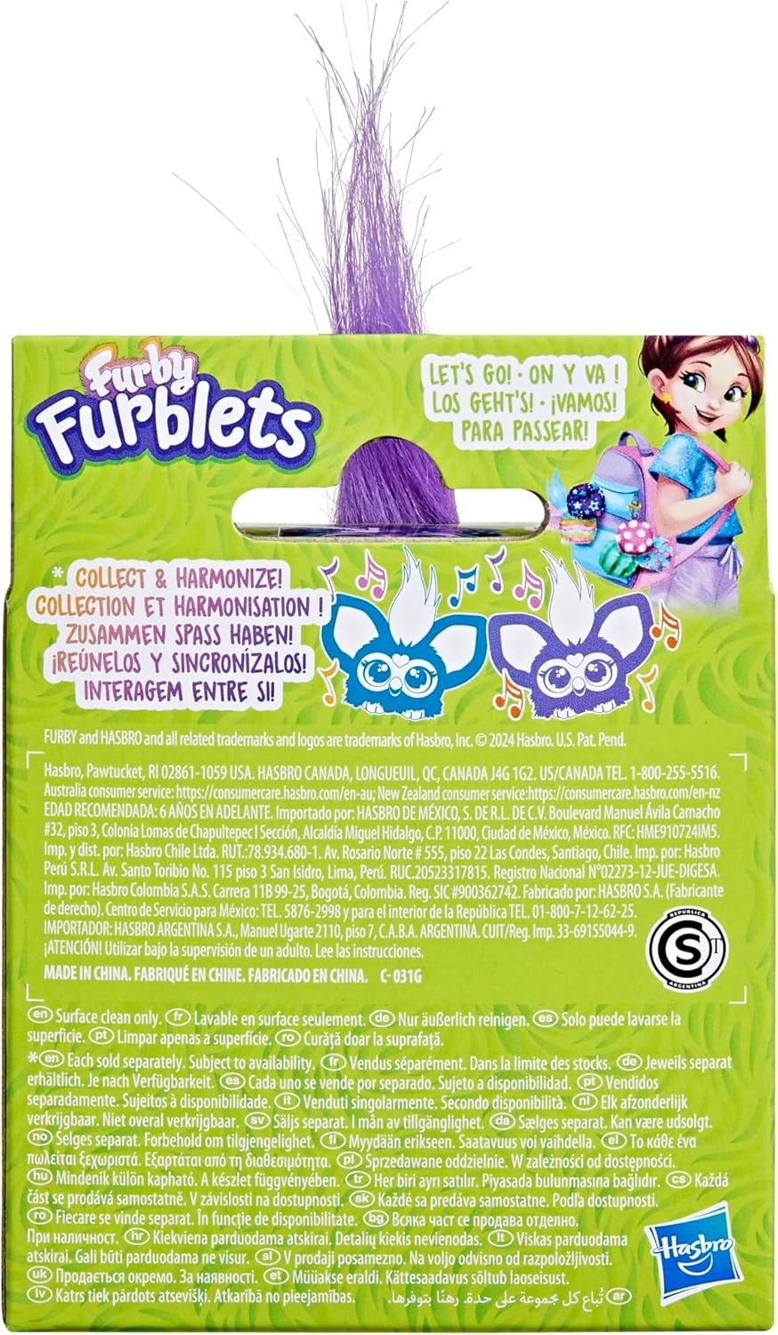 Furby Furblets Star-Lee Mini elektronisches Plüschspielzeug STAR-REE, STAR-REE