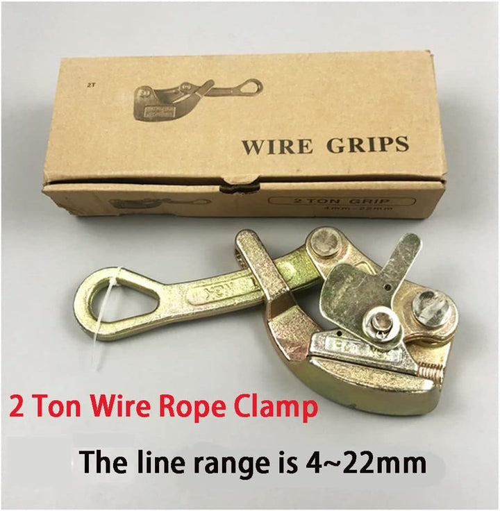 Drahtseilspanner Klemme, Heavy Duty Drahtspanner Multifunktionale Drahtseil Kabelklemme für Kommunik