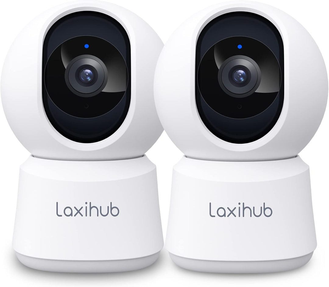 LAXIHUB 5MP Hundekamera mit App Überwachungskamera Innen Baby, 2.4G/5GHz Dual-Band WLAN Haustier Kam