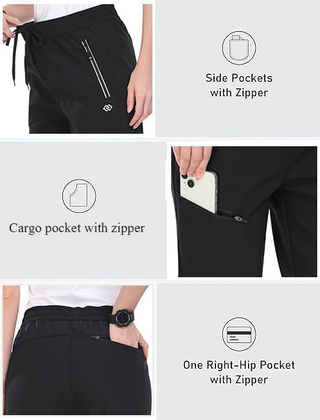 MoFiz Damen Wanderhose Skihose Softshellhose Outdoorhose Thermohose Winddichte Berghose Arbeitshose