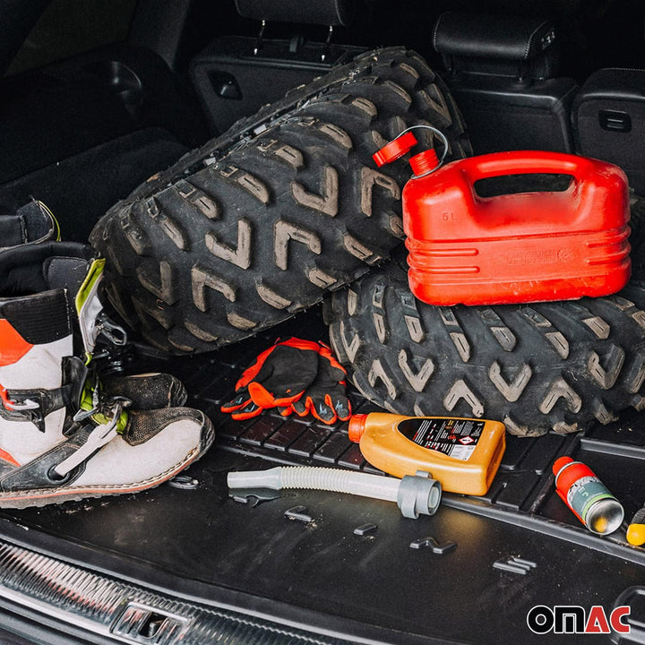 OMAC Gummi Kofferraumwanne kompatibel mit BMW X5 F15 F85 2013-2018 TPE Laderaumwanne
