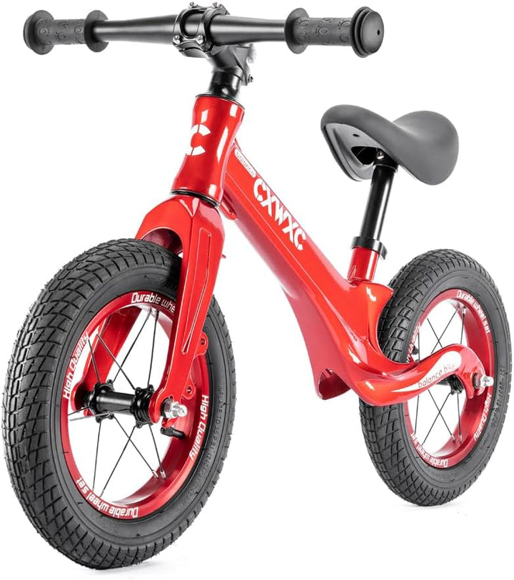 CXWXC Laufrad ab 2 Jahre Einzigartiger Magnesiumlegierung 12 Zoll Kinder Laufrad Tragfähigkeit von 3