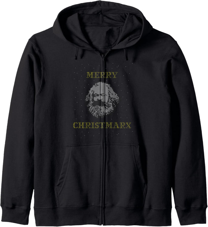 Karl Marx - Merry Christmarx - Shirt für Weihnachten Kapuzenjacke