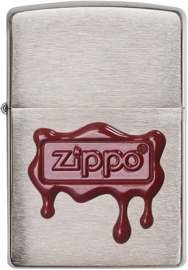 Zippo 29492 60003610 Wax Seal Stamp Benzinfeuerzeug, Messing, Transparent, 6 x 6 x 8 cm