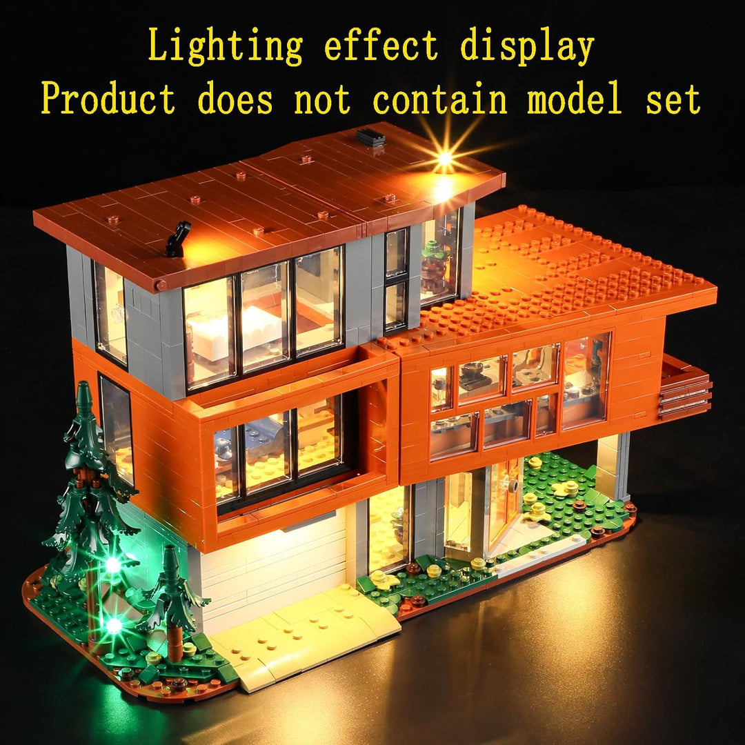 GEAMENT LED Licht-Set Kompatibel mit Lego Das Haus der Cullens aus Twilight Ideas 21354 Bausteine Mo