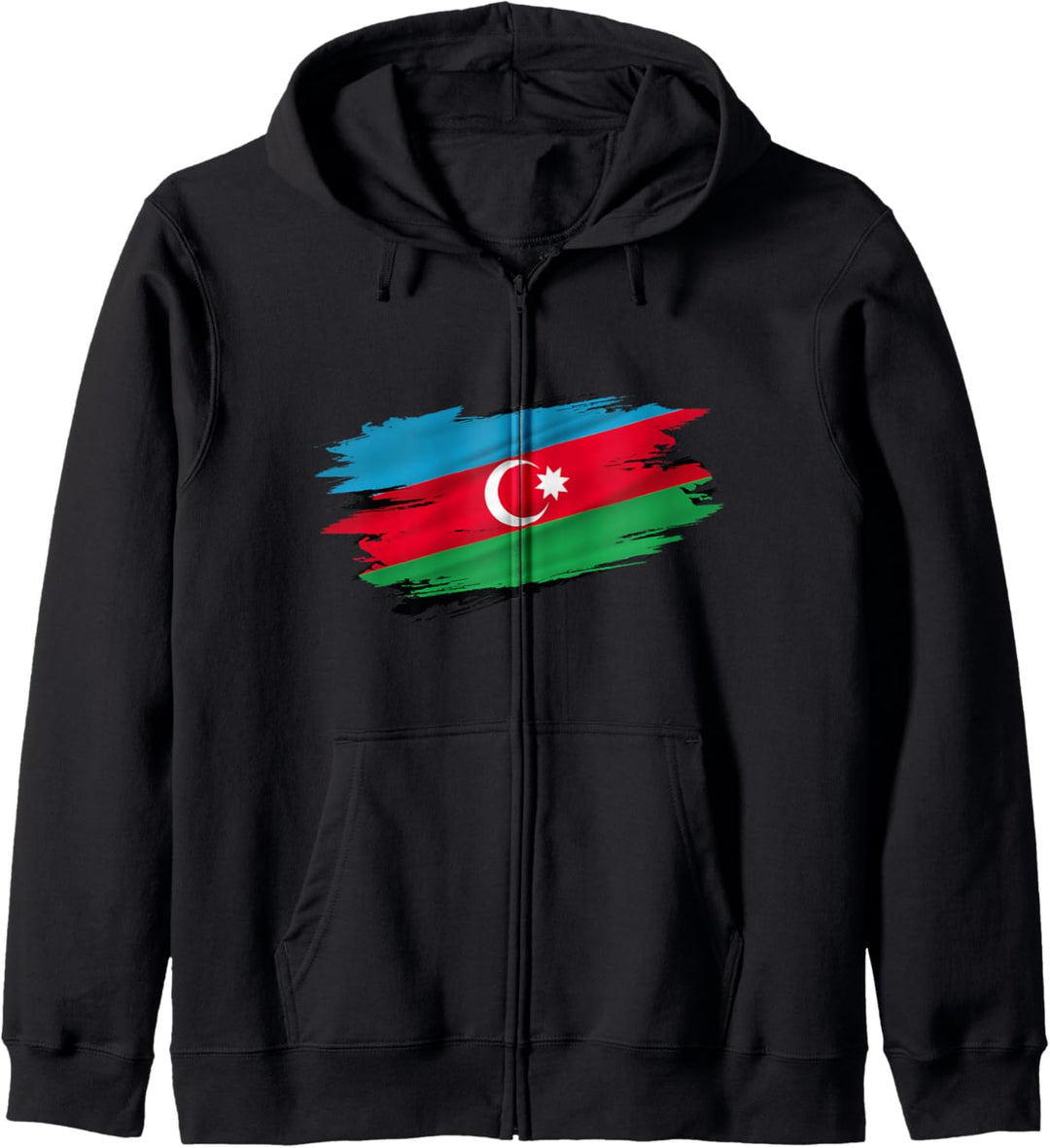 Aserbaidschan Flagge Azerbaijan Kapuzenjacke