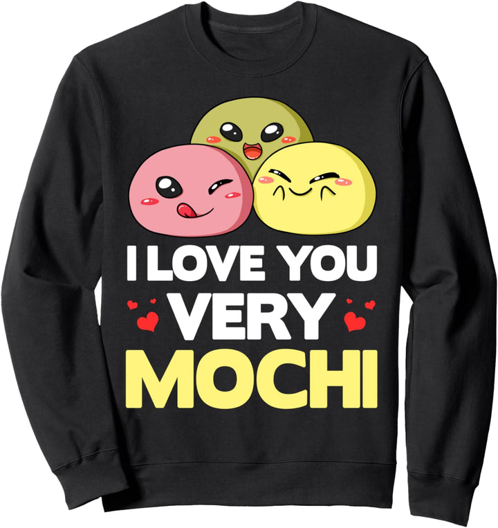 Mochi Eiskugeln, Donut-Form, Reiskuchenball Sweatshirt