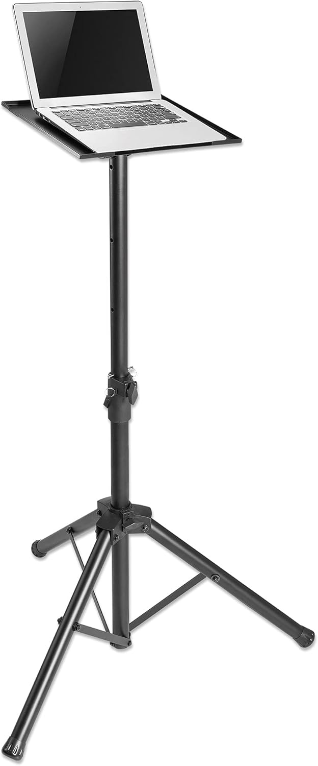 Manhattan Mobiler Ständer mit Stativbeinen für Monitore, Beamer und Notebooks