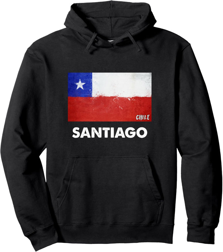 Santiago Chile Pullover Hoodie