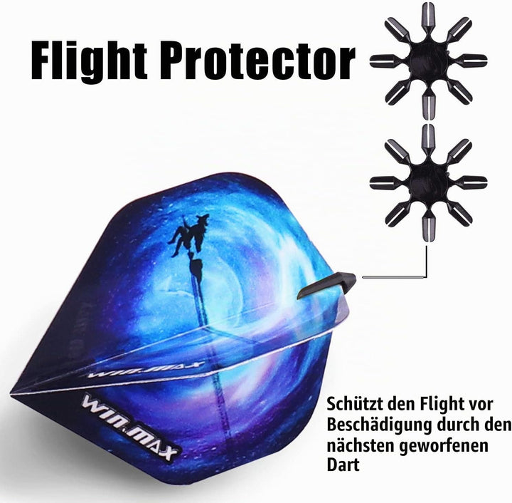 WIN.MAX Dartpfeile mit kunststoffspitze für elektronische dartscheibe 12 Stück Soft Darts Pfeile Set