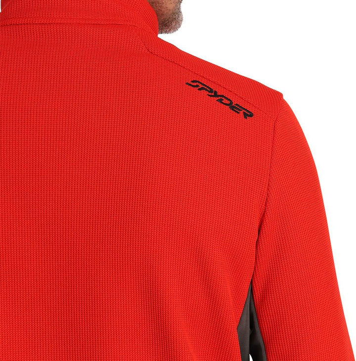Spyder Herren Bandit 1/2 Zip Fleecejacke (1er Pack) S Volcano, S Volcano