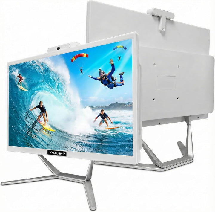 STGsivir All-in-One Desktop-PC, Display 21,5 Zoll, Core i5 bis 3,6 GHz, 16 GB RAM, 512 GB SSD, WiFi